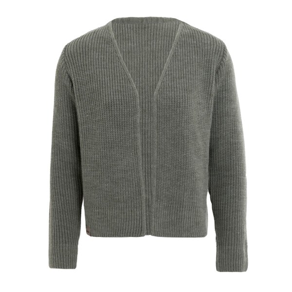 Knit Factory Lenny Kurze Strickjacke Urban Green 36/38