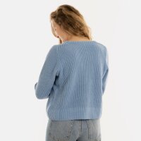 Knit Factory Lenny Kurze Strickjacke Crystal Blue 36/38