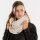 Knit Factory Nica Loop Schal Beige One Size Gestreift