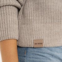 Knit Factory Lenny Kurze Strickjacke Iced Clay 40/42