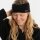 Knit Factory Nica Stirnband Schwarz One Size Gestreift