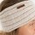 Knit Factory Nica Stirnband Beige One Size Gestreift