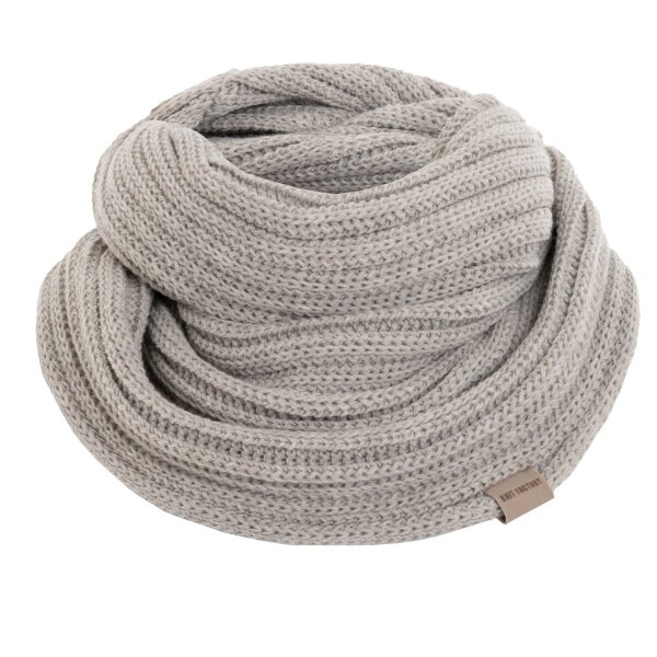 Knit Factory Nica Loop Schal Iced Clay One Size Gestreift