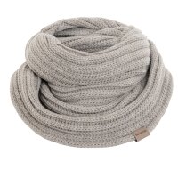 Knit Factory Nica Loop Schal Iced Clay One Size Gestreift