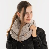 Knit Factory Nica Loop Schal Iced Clay One Size Gestreift