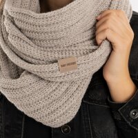 Knit Factory Nica Loop Schal Iced Clay One Size Gestreift
