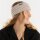 Knit Factory Nica Stirnband Iced Clay One Size Gestreift