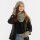 Knit Factory Nica Armstulpen Urban Green One Size Gestreift