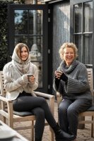 Knit Factory Nica Armstulpen Schwarz One Size Gestreift