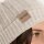 Knit Factory Nica Mütze Beige One Size Gestreift