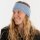 Knit Factory Nica Stirnband Crystal Blue One Size Gestreift