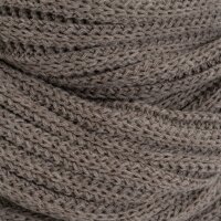 Knit Factory Nica Loop Schal Marron One Size Gestreift