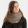 Knit Factory Nica Loop Schal Marron One Size Gestreift