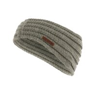 Knit Factory Nica Stirnband Urban Green One Size Gestreift