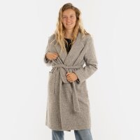 Knit Factory Esra Mantel Grau 40/42