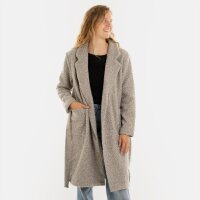 Knit Factory Esra Mantel Grau 40/42