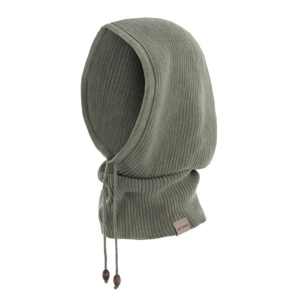 Knit Factory Evy Kapuzenschal Urban Green One Size