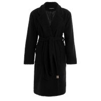 Knit Factory Esra Mantel Schwarz 40/42