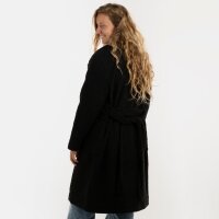 Knit Factory Esra Mantel Schwarz 36/38