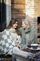 Knit Factory Patty Lange Strickjacke Marron 40/42