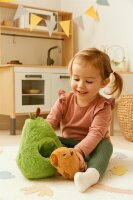 Capybara Kuscheltier braun Figur Plüsch 33 cm Plüsch Capybara in Avocado grün