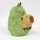Capybara Kuscheltier braun Figur Plüsch 25 cm Plüsch Capybara in Avocado grün