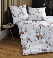 Janine Mako-Satin Bettwäsche 135X200,80x80 2 teilig...