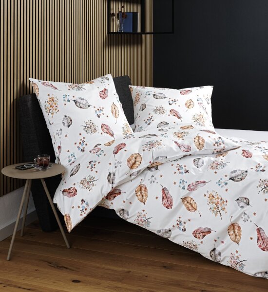 Janine Mako-Satin Bettwäsche * 155X220,80x80 2 teilig  Modern Art S 42151-09-512 multicolor