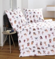 Janine Mako-Satin Bettwäsche 155x200,80x80 2 teilig...