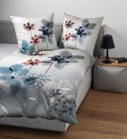 Janine Mako-Satin Bettwäsche 135X200,80x80 2 teilig...