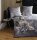 Janine Mako-Satin Bettw&auml;sche * 155X220,80x80 2 teilig  Modern Art S 42157-05-512 lila beere grau