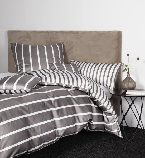 Janine Interlock-Jersey Bettwäsche * 155X220,80x80 2 teilig  Jersey Classic 59028-57-512 vulkan