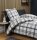 Janine Soft-Cotton Bettw&auml;sche 135X200,80x80 2 teilig  Cortina 71002-08-500 silber anthrazit