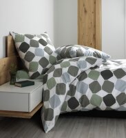 Janine Mako-Satin Bettwäsche 135X200,80x80 2 teilig...