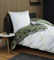 Janine Mako-Satin Bettwäsche 135X200,80x80 2 teilig...