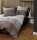 Janine Mako-Satin Bettw&auml;sche 135X200,80x80 2 teilig  Moments 98124-07-500 beige grau
