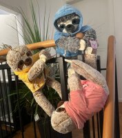 Faultier Kuscheltier XXL 38 cm Plüschtier Plush Stofftier Plushies Lazy Gelb