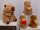Capybara Kuscheltier braun Figur Plüsch 25 cm Plüsch Capybara mit Snackrucksack Burger