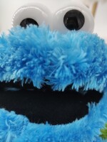 Soma Sesamstrasse Kuscheltier Plüsch Figur 72 cm Plüschtier Stofftier kuschelweich ab den ersten Lebensmonaten geeignet als Geschenk (Krümelmonster Blau)