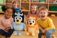 Bluey und Bingo Kuscheltier braun Figur Bingo Plüsch 35 cm