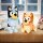 Bluey und Bingo Kuscheltier braun Figur Bingo Plüsch 35 cm