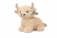 Highland Kuh Plüschtier Kuscheltier Schottisches Hochlandrind 22cm braun
