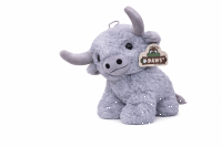 Highland Kuh Plüschtier Kuscheltier Schottisches Hochlandrind 22cm braun