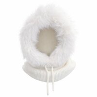 Kapuzenschal Damen & Herren mit Kunstfell Warmer...