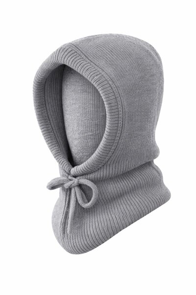 Kapuzenschal Damen & Herren Warmer Kapuzenkragen mit Bindeband Weich gefüttert,winddicht – Winter Schal mit Kapuze grau