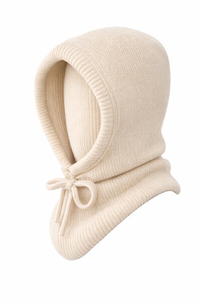 Kapuzenschal Damen & Herren Warmer Kapuzenkragen mit Bindeband Weich gefüttert,winddicht – Winter Schal mit Kapuze beige