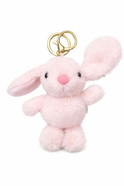 Pl&uuml;sch Hase Schl&uuml;sselanh&auml;nger 13 cm &ndash; Weicher Mini Kuschelhase mit Metallring &ndash; Taschenanh&auml;nger & Rucksack-Accessoire &ndash; Geschenkidee f&uuml;r Kinder & Erwachsene