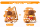 Capybara Rucksack 2in1 Plüsch Kinder Kindergarten Tasche mit Schlüsselanhänger zufälliges Motiv Burger oder Pommes Geschenkidee