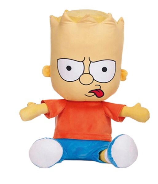 The Simpsons Plüschtier 39 cm – Bart – Weiches Kuscheltier für Kinder, Fans & Sammler, Stofftier zum Kuscheln – 1 Stück