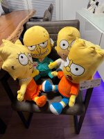 The Simpsons Plüschtier 39 cm – Lisa– Weiches Kuscheltier für Kinder, Fans & Sammler, Stofftier zum Kuscheln – 1 Stück